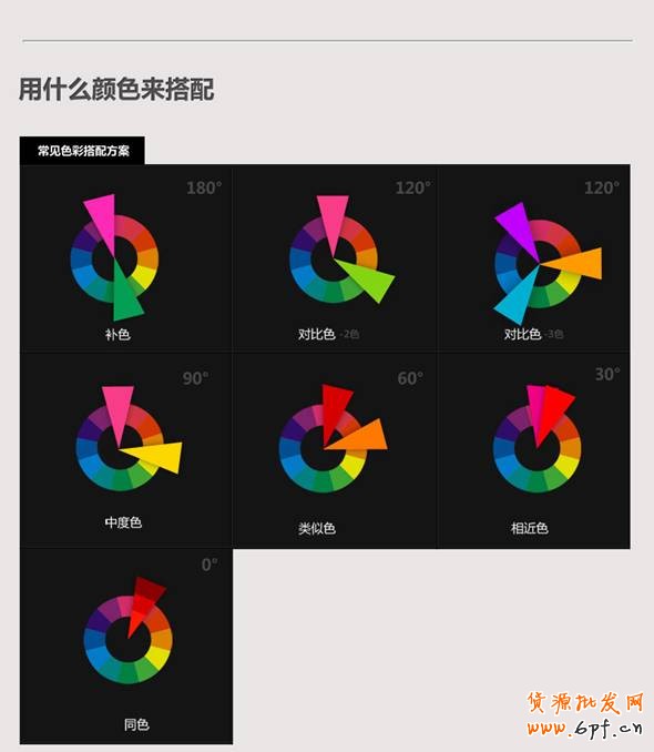 颜色搭配 颜色搭配