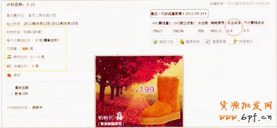 相对比较高的点击单价
