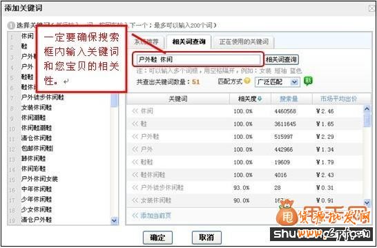 宝贝标题优化之系统推荐关键词