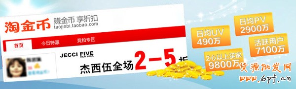 淘金币活动特点