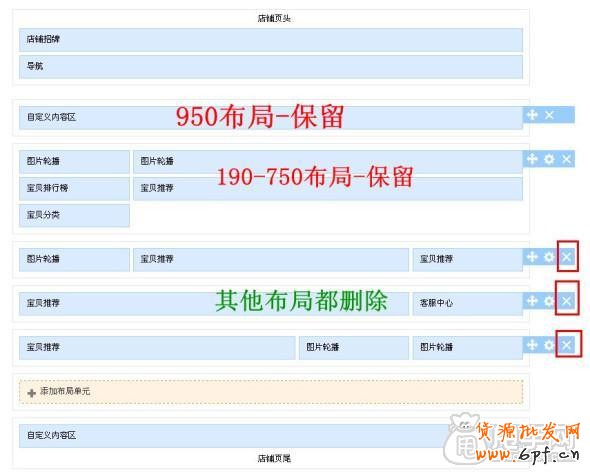 新手装修教程-淘宝首页如何布局管理设置2