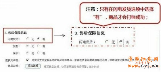 闪电发货--小功能大作用