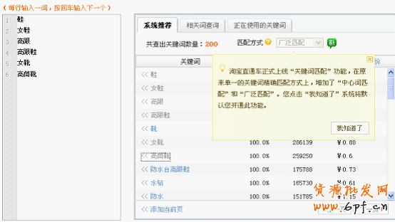 如何设置淘宝直通车竞价词
