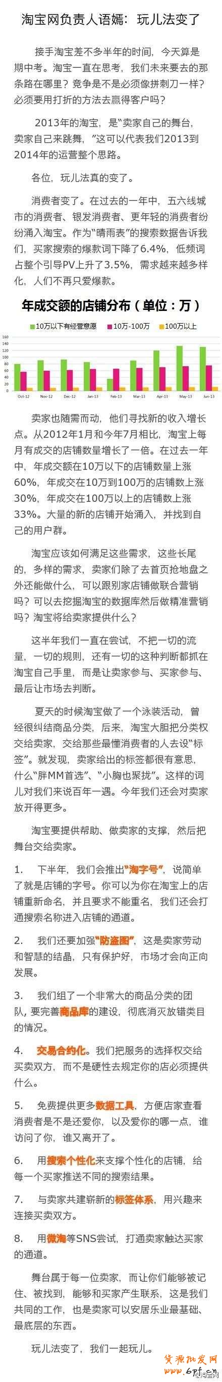 淘宝玩法大变 舞台交给卖家！