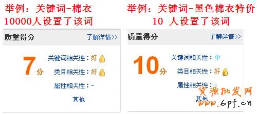 淘宝开店流程之质量得分说明1