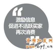 激励信息促进不活跃买家再次消费
