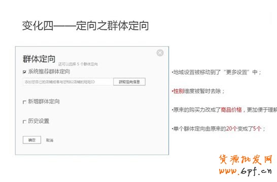 钻展变化四：定向之群体定向