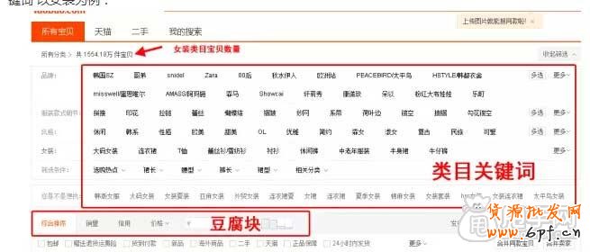 带你解读淘宝搜索页面