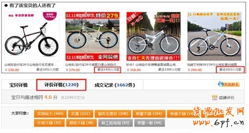 顾客累计评价
