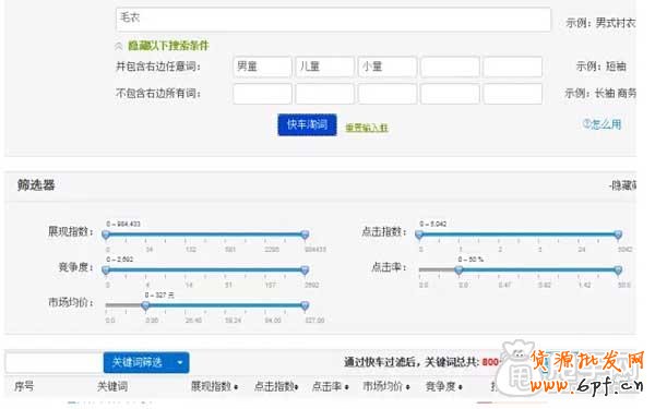 直通车测款正确选关键词 2