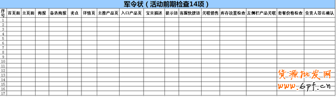 【双十一必备】双11活动表格集合资源(大客户部)