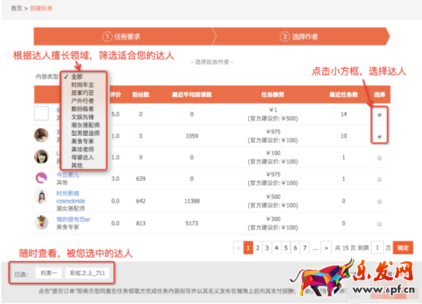 商家入驻阿里V任务