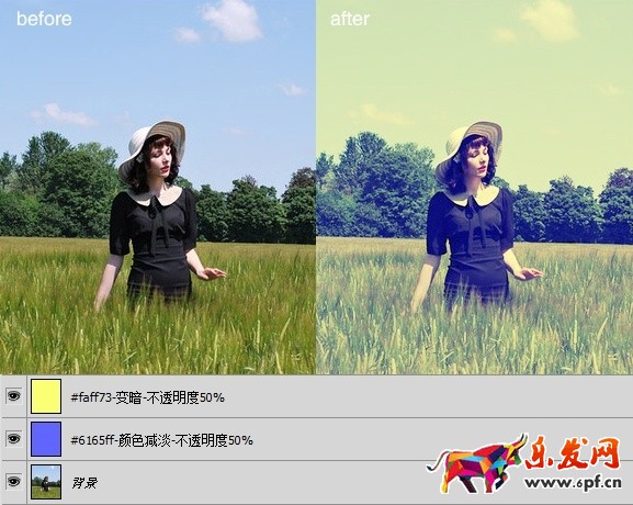ps图片调色技巧