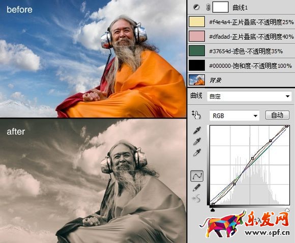 ps图片调色技巧