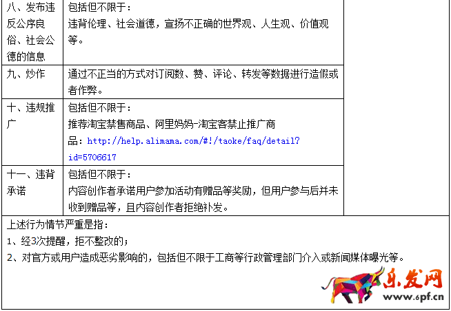 淘宝头条规则
