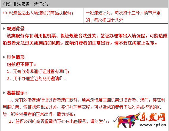 淘宝规则最新变动