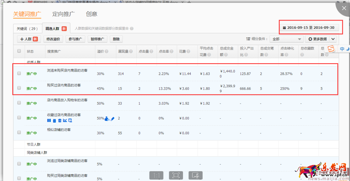冷门类目商家直通车操作技巧