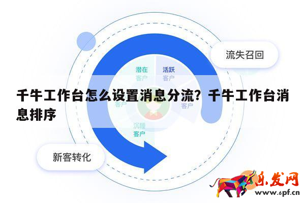 千牛工作台怎么设置消息分流？千牛工作台消息排序