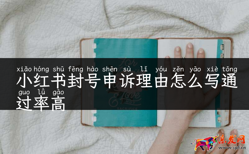 小红书封号申诉理由怎么写通过率高